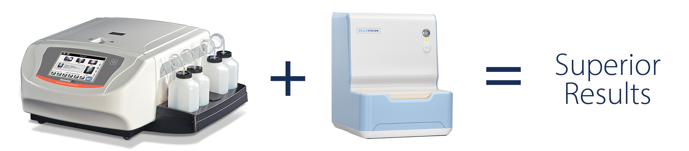 The Aerospray&reg; Pro and the CellaVision Digital Imaging Solution bring about superior results!